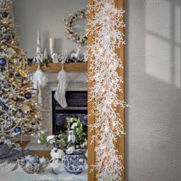 National Tree 6ft. Christmas by the Sea Coral Pre-Lit Garland