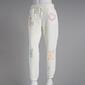 Juniors No Comment Happy Love Patched Fleece Lined Joggers - image 1