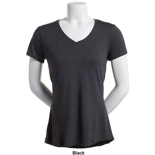 Womens RBX Space Dye Jersey V-Neck Short Sleeve Tee