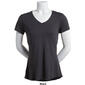 Womens RBX Space Dye Jersey V-Neck Short Sleeve Tee - image 5