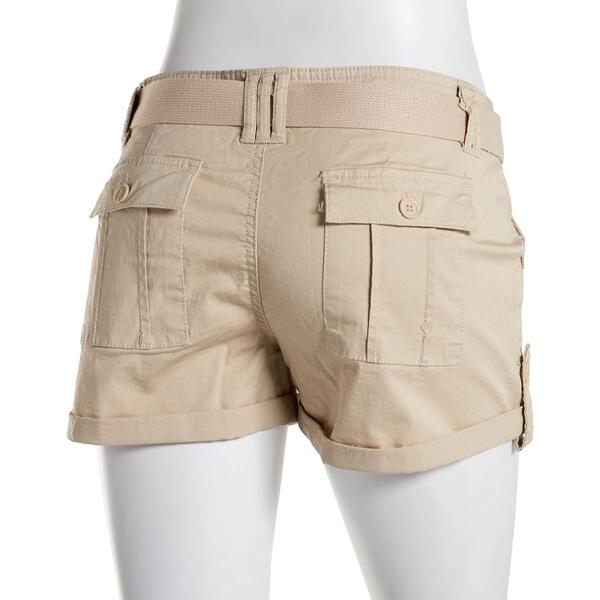 Juniors Almost Famous&#8482; Utility Poplin Short Shorts