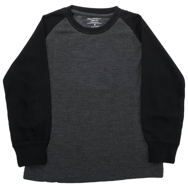 Boys (4-7) Architect(R) Jean Co. Raglan Thermal Long Sleeve Top - image 