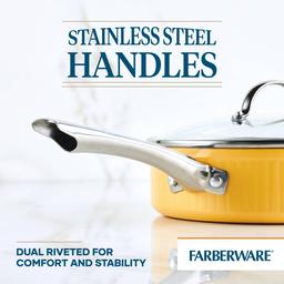 Farberware Style 3qt. Nonstick Cookware Sauté Pan w/ Lid
