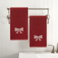 Avanti Bow 2pk. Hand Towel Set - image 3
