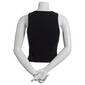 Juniors No Comment Rib Hibiscus Graphic Tank Top - image 2