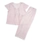 Womens Elizabeth & Nicole Lavender Henley Capri Pajama Set - image 1