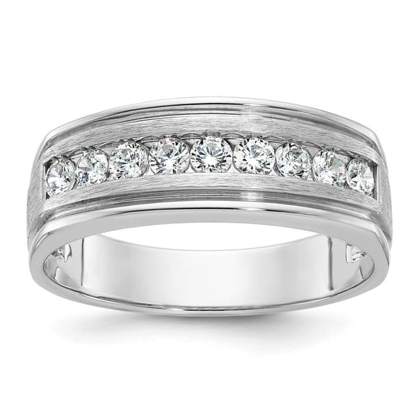 Mens Gentlemens Classics(tm) 14kt. White Gold 1/2ctw. Diamond Ring