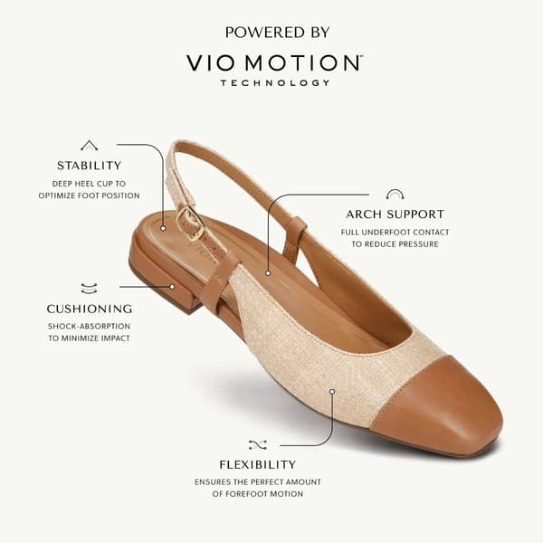 Womens Vionic Petaluma Slingback Flats