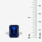 Gemstone Classics™ Lab Grown Sapphire Emerald Cut Cocktail Ring - image 5