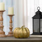 Northlight Seasonal 7in. Gold Crackled Fall Pumpkin Decoration - image 2
