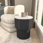 9th & Pike® Modern Black Metal Accent Table - image 8