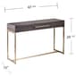 Southern Enterprises Akmonton Long Console Table w/ Storage - image 6