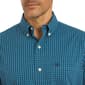 Mens Big & Tall Chaps Stretch Check Button Down Shirt - Deep Dive - image 3