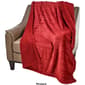Mountain Ridge&#174; Sweater Embossed Plush Sherpa Throw - image 3