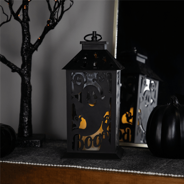 Northlight LED Lighted Ghosts Halloween Candle Lantern