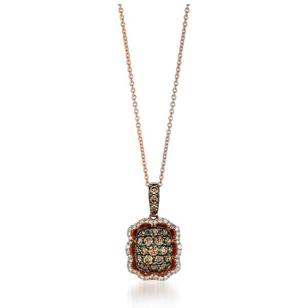 Le Vian(R) Chocolate Diamond Cluster Pendant - image 