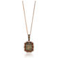 Le Vian(R) Chocolate Diamond Cluster Pendant - image 1