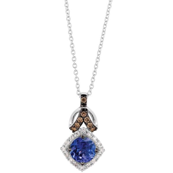Le Vian(R) White Gold Tanzanite Pendant with Diamonds - image 
