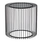 9th & Pike(R) Black Contemporary Metal Accent Table - image 1