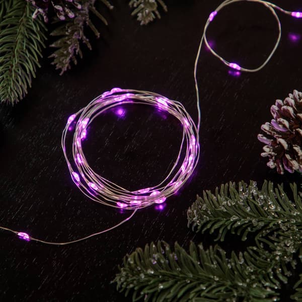Northlight Seasonal 100ct. Pink LED Micro Fairy Lights