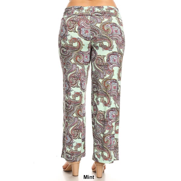 Plus Size White Mark Palazzo Pants