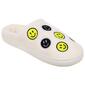 Womens Capelli New York Wool Scuff Slippers w/Multi Smiley Face - image 1