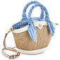 Nanette Lepore Dorothea Straw Dome Satchel - image 2