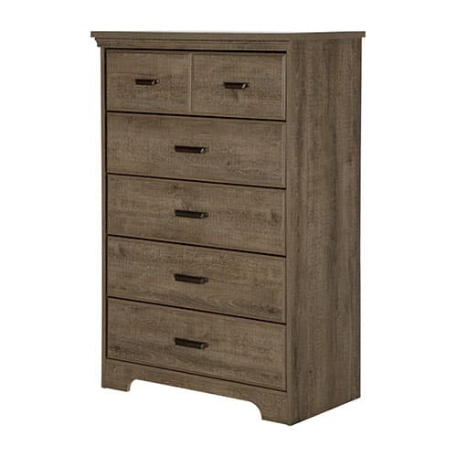 South Shore Versa 5 Drawer Chest - Oak - image 