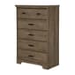 South Shore Versa 5 Drawer Chest - Oak - image 1