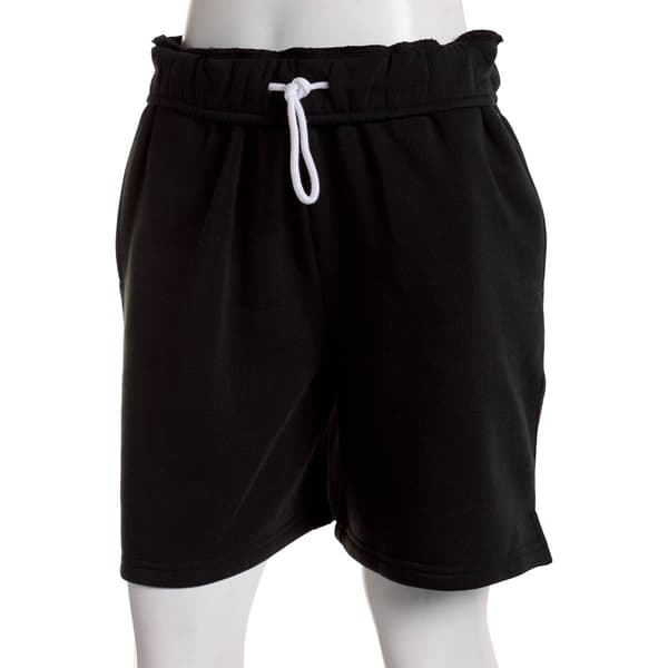 Juniors Derek Heart Fleece High Rise Bermuda Shoft Shorts