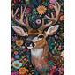 Evergreen Forever Blooming Deer Suede Garden Flag - image 1