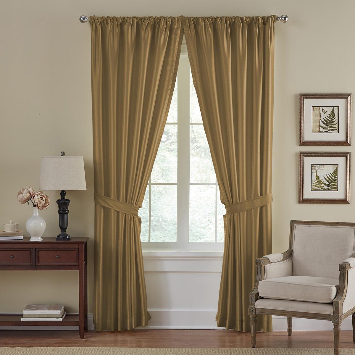 Elrene Versailles Solid Curtain Panel