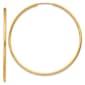 Gold Classics(tm) 45mm 14kt. Polished Endless Hoop Earrings - image 1