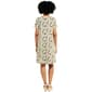 Womens Architect&#174; Short Sleeve Floral A-Line Dress - Olive - image 4