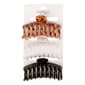 Womens Capelli New York 3pk. Spiral Claw Clips - image 1