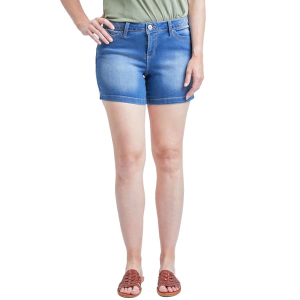 Womens Royalty WannaBettaButt 5 Pocket Side Slit Hem Denim Shorts
