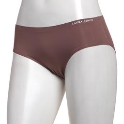 Womens Laura Ashley(R) Ribbed Nylon Laser Hipster Panties-LS8444AY