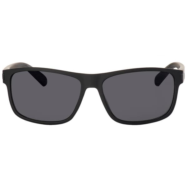 Mens Tropic-Cal Contenders Wrap Sunglasses - Black/Smoke