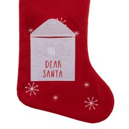 Northlight 19in. Red and White in.Dear Santain. Envelope Christm