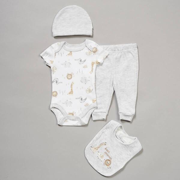 Baby Boy &#40;NB-9M&#41; Rene Rofe&#40;R&#41; 4pc. Safari Bodysuit & Pants Set - image 