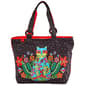 Laurel Burch Kaleidoscope Cat Tote - image 1