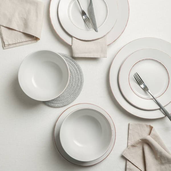 Earth & Clay Hazel 12-Piece Stoneware Dinnerware Set