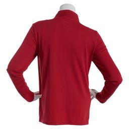 Petite Hasting & Smith Long Sleeve Drape Neck Pleated Cardigan