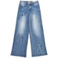 Girls(7-16) 1st Kiss(R) Wide Leg Bow Patch Jeans - image 1