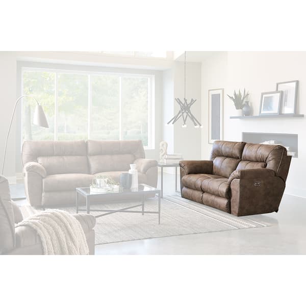 Catnapper Hollins Power Dual Reclining Loveseat - image 