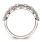 Pure Fire 14kt. White Gold Lab Grown Diamond Wedding Band - image 5