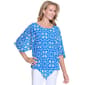 Womens Multiples Floral Overlay Poncho with Tank Top - image 2
