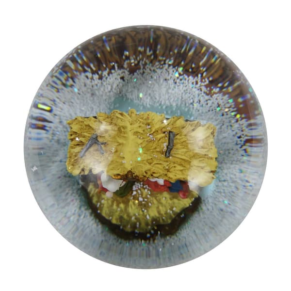 Alpine Nativity Snowglobe with Music