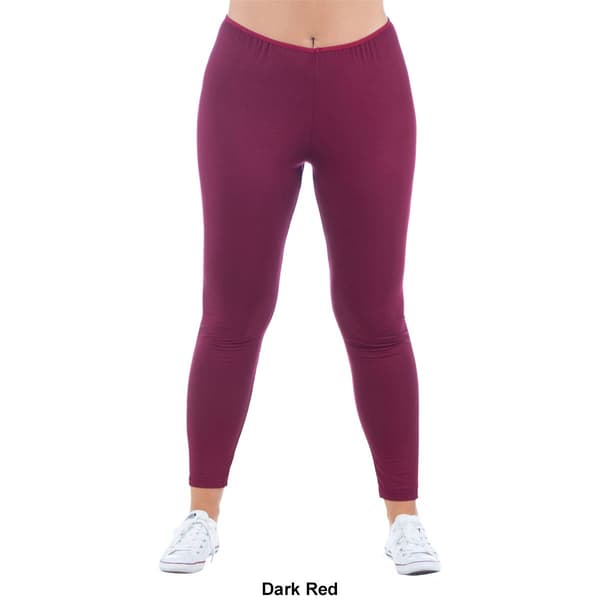 Plus Size 24/7 Comfort Apparel Ankle Length Stretch Leggings