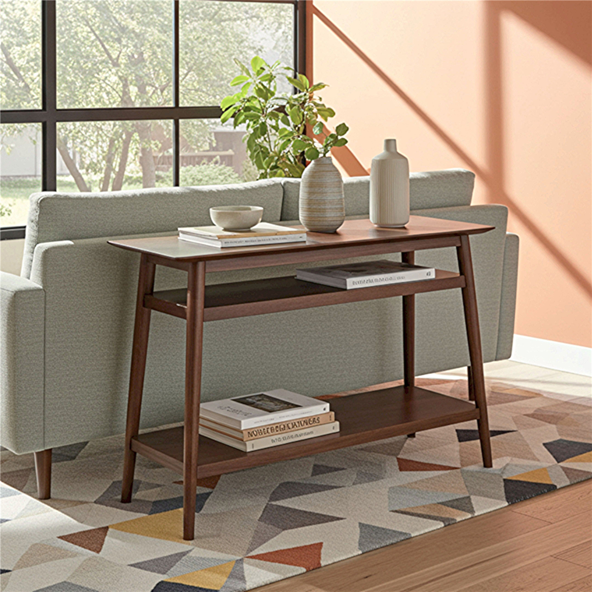 Fairway Avenue Home(tm) Solid Acacia Console Table
